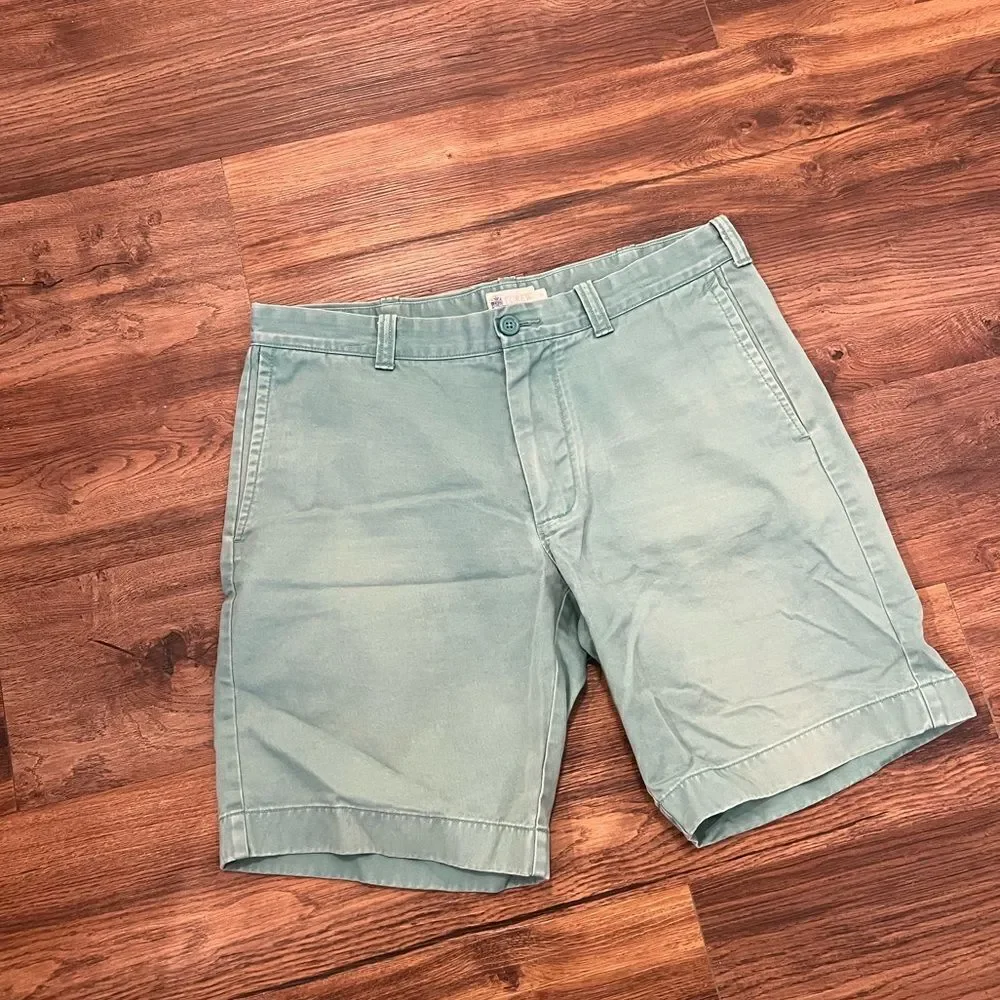 J. Crew Mens Green Shorts